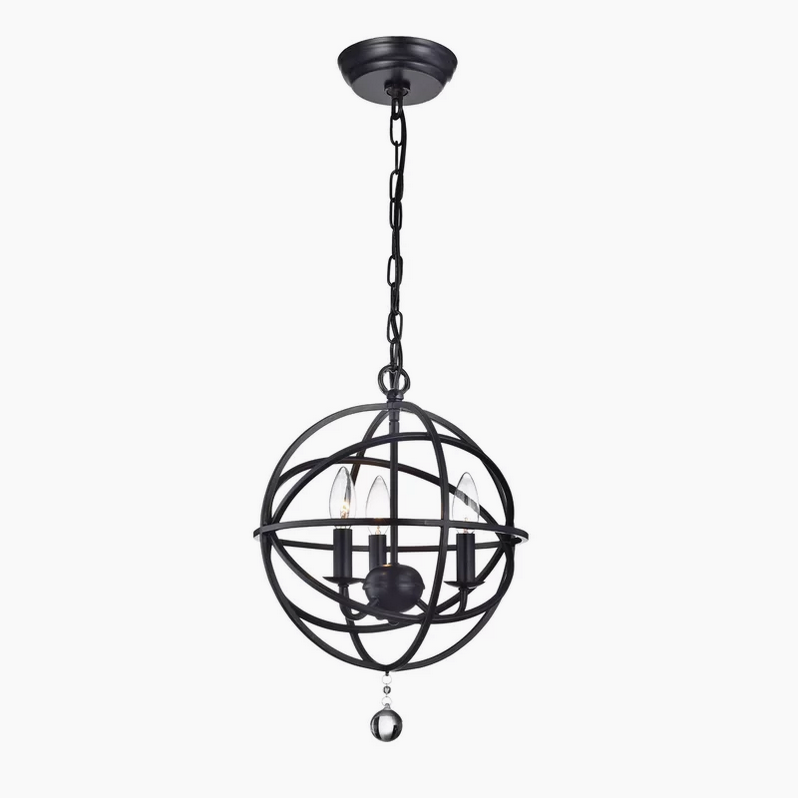 HD Direct 3 - Light Brownish Black Unique/Statement Pendant