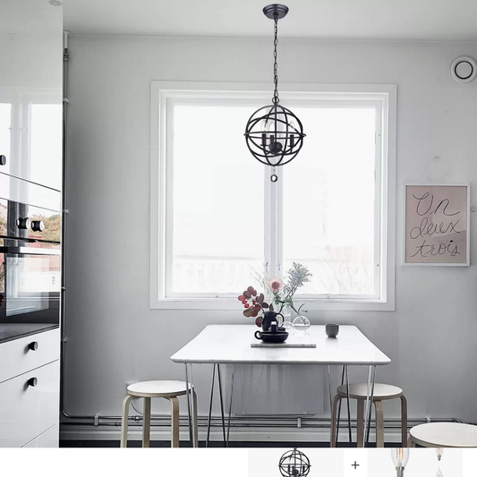 HD Direct 3 - Light Brownish Black Unique/Statement Pendant