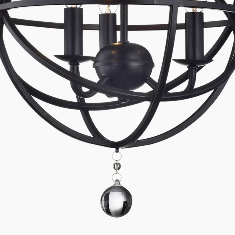 HD Direct 3 - Light Brownish Black Unique/Statement Pendant