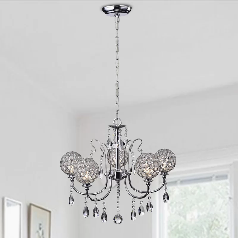 HD Direct 5-Light Dimmable Chandelier