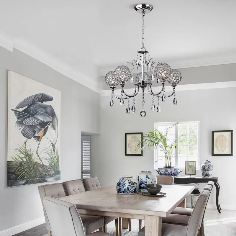 HD Direct 5-Light Dimmable Chandelier