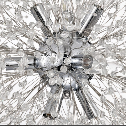 HD Direct 9 -Light Polished Chrome Modern/contemporary Crystal