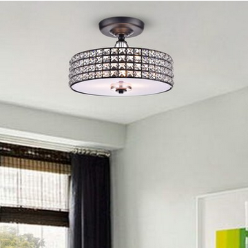 HD Direct 14.9-in Black Metal Ceiling Light Mount