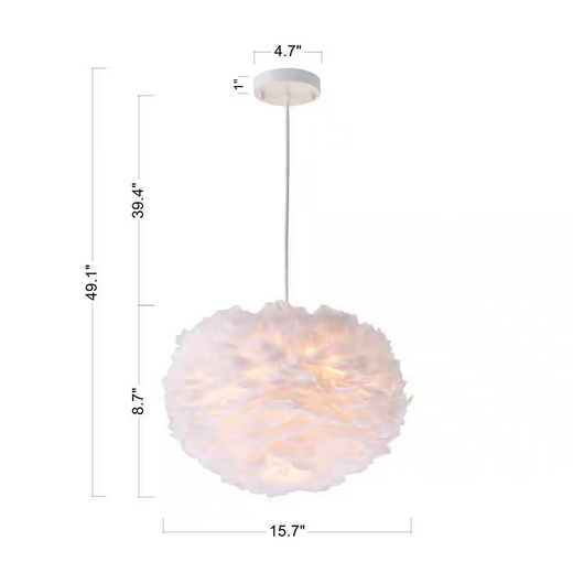 HD Direct 1-Light Shaded Pendant Light