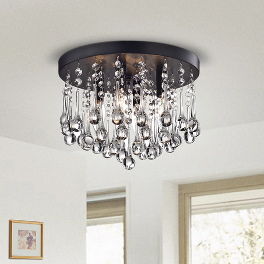 HD Direct 4-Light Crystal Flush Mount