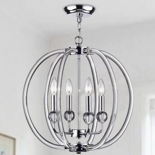 HD Direct 4 - Light Dimmable Globe Chandelier