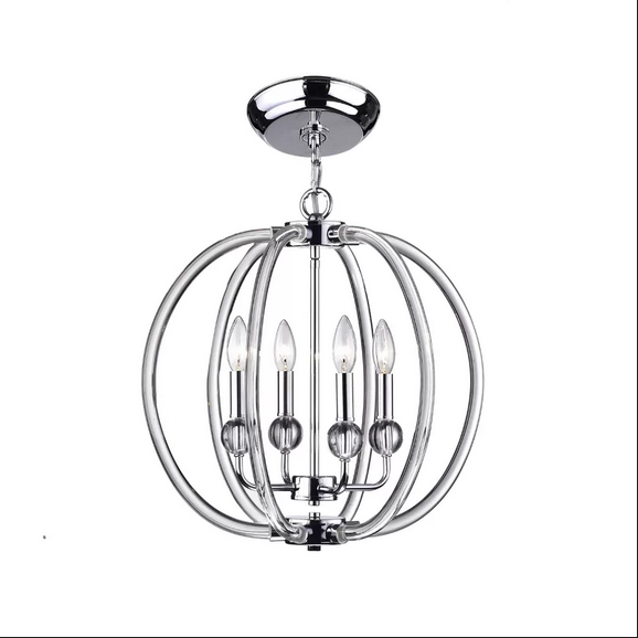 HD Direct 4 - Light Dimmable Globe Chandelier