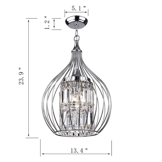 HD Direct 3-Light Foyer Semi Flush Mount