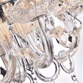 HD Direct 4 -Light Polished Chrome Modern/Contemporary Crystal