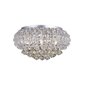 HD Direct 16.5-in Silver Metal Ceiling Light Mount