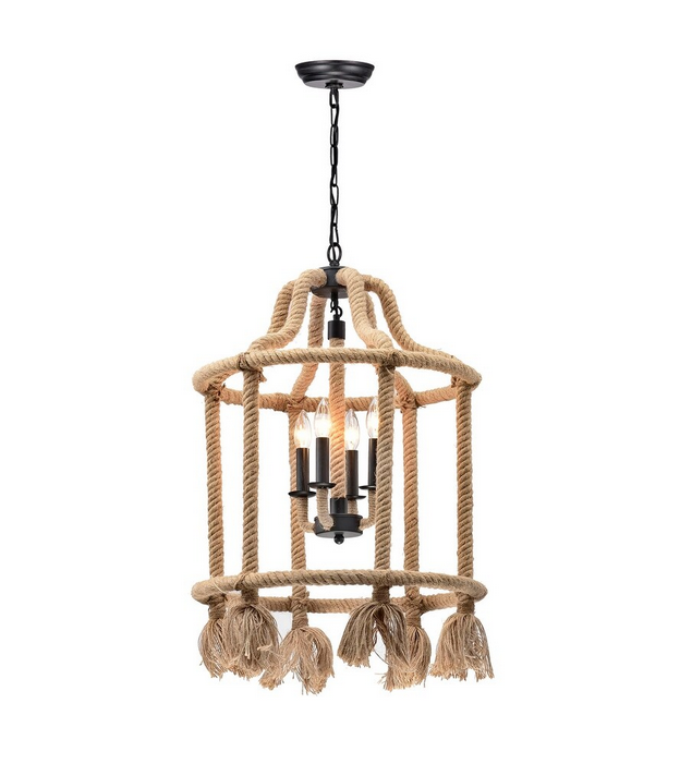 HD Direct 4 - Light Lantern Cylinder Chandelier