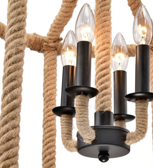 HD Direct 4 - Light Lantern Cylinder Chandelier