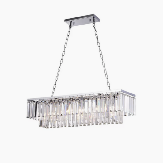 HD Direct 5 - Light Kitchen Island Rectangle Pendant