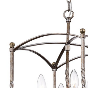 HD Direct 4 -Light Antique Gray Modern/contemporary Cage