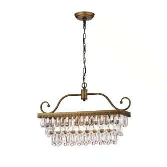 HD Direct 4-Light Golden Bronze Chandelier