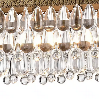 HD Direct 4-Light Golden Bronze Chandelier