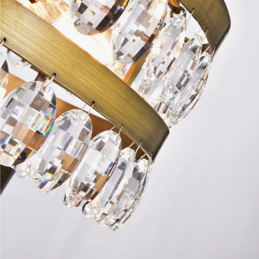 HD Direct 7-Light  Gold Tiered Chandelier