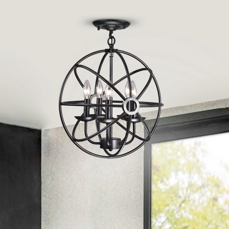 HD Direct 5 - Light Candle Style Globe Pendant