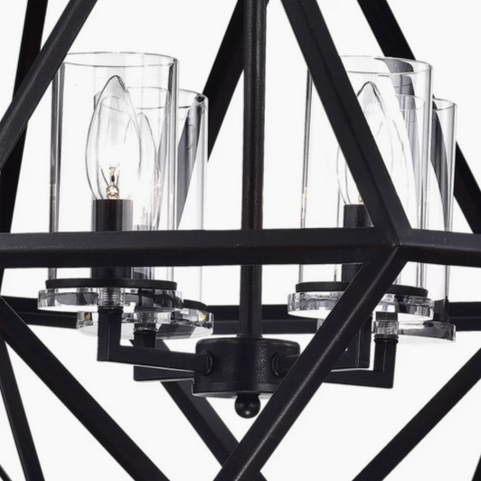 HD Direct 4 - Light Dimmable Geometric Chandelier