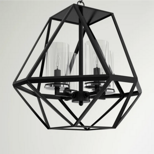 HD Direct 4 - Light Dimmable Geometric Chandelier