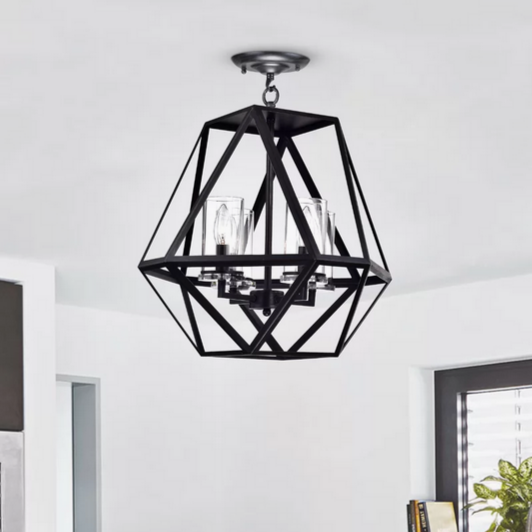 HD Direct 4 - Light Dimmable Geometric Chandelier