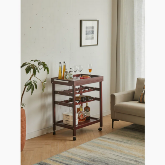 HD Direct Wood Kitchen Cart